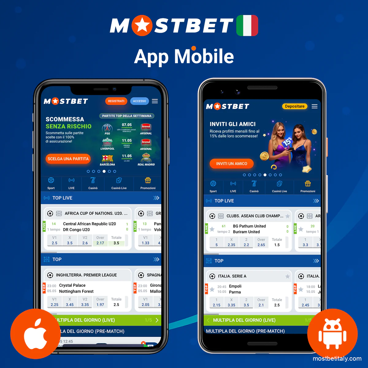 App Mostbet per scommesse e casinò, facile accesso e supporto attivo