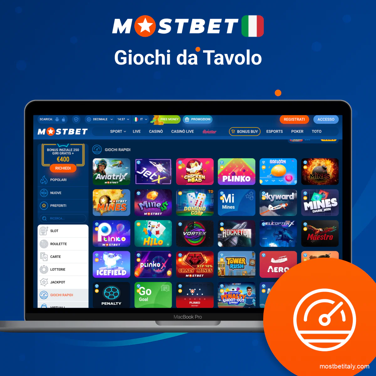 Giochi da tavolo classici su Mostbet