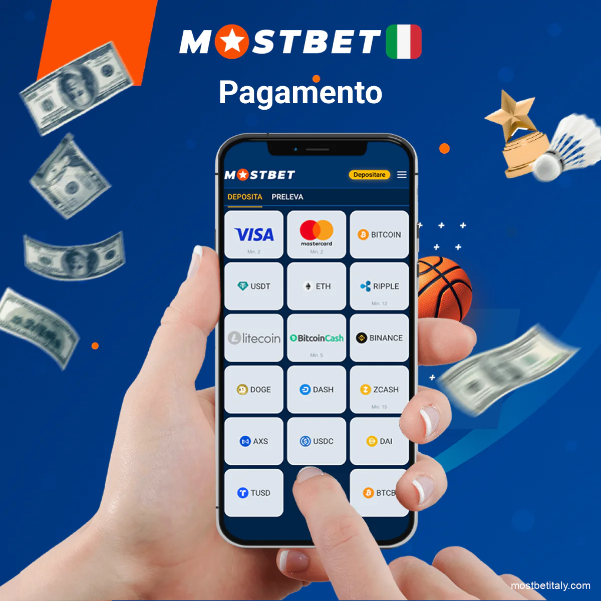 Opzioni di pagamento sicure sull’app Mostbet Italia